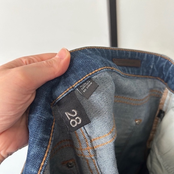 Club Monaco Vintage Slim Straight Leg Denim Blue Jeans - Picture 11 of 14